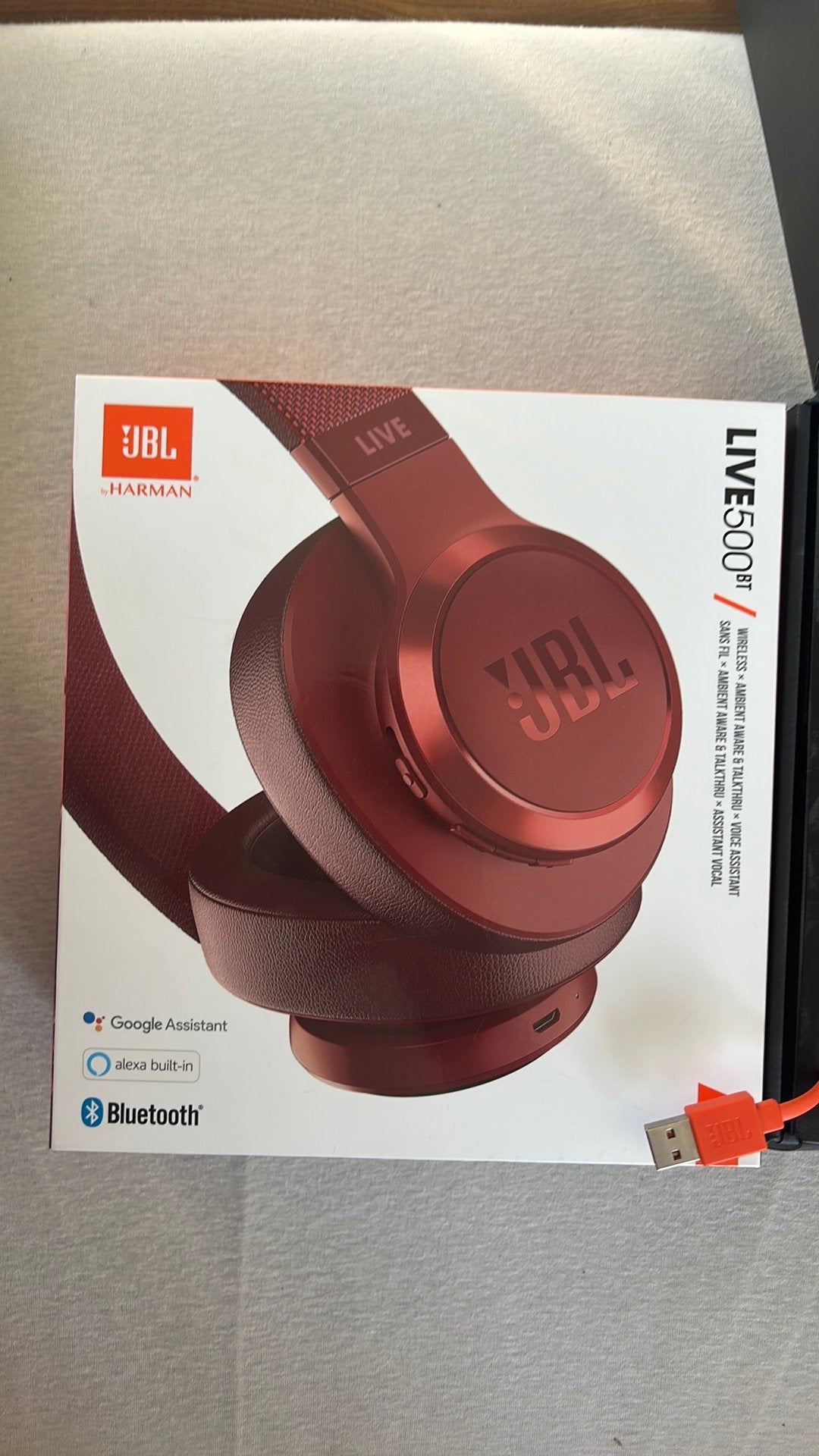 Casque JBL rouge, TV, Hi-fi & Vidéo, Casques audio, Enlèvement, Comme neuf, JBL