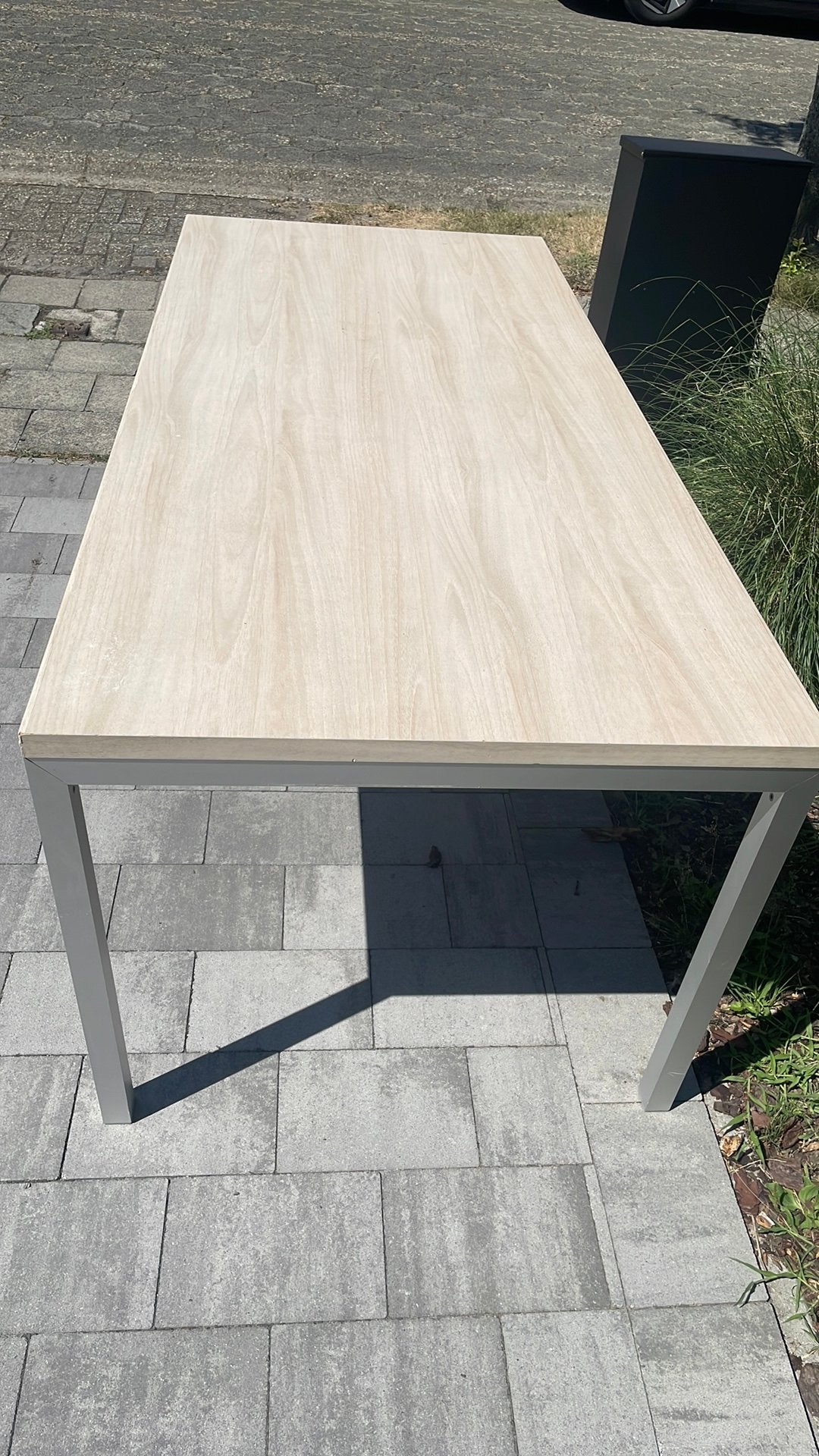 Eettafel, Huis en Inrichting, Ophalen, Overige materialen, Gebruikt, 200 cm of meer