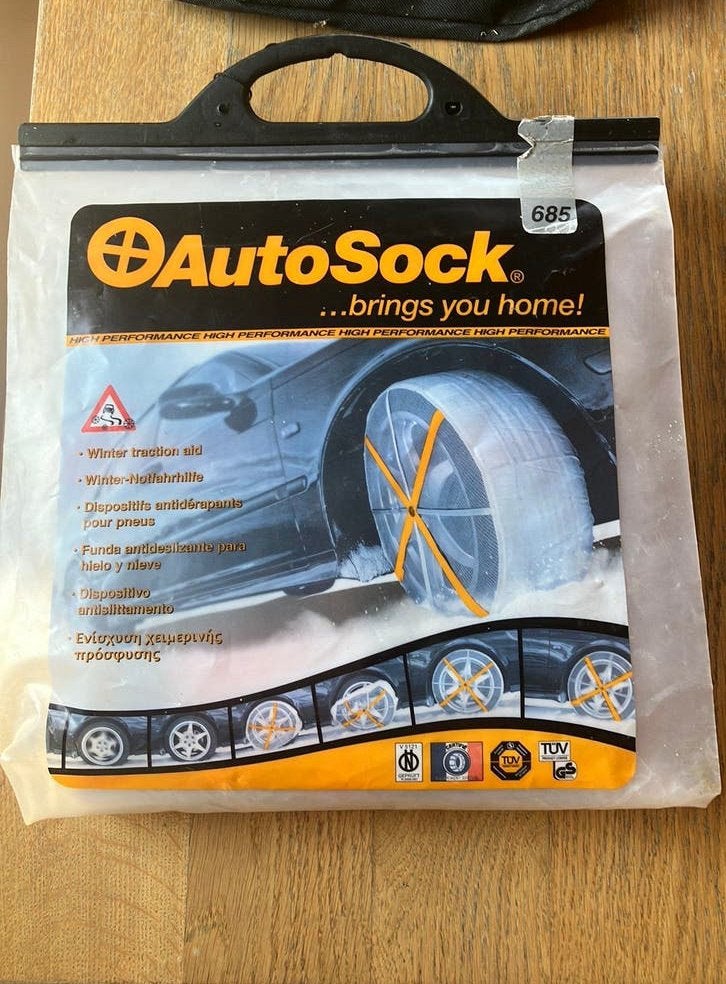 Chaussettes à neige pour voitures, Autos : Divers, Chaînes, Enlèvement, Comme neuf