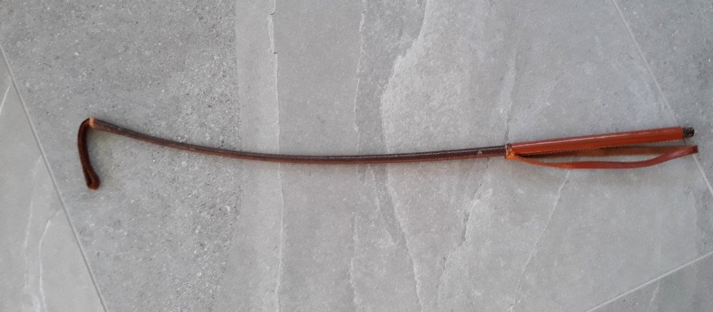 vintage leder zweep, Antiek en Kunst, Curiosa en Brocante, Ophalen of Verzenden