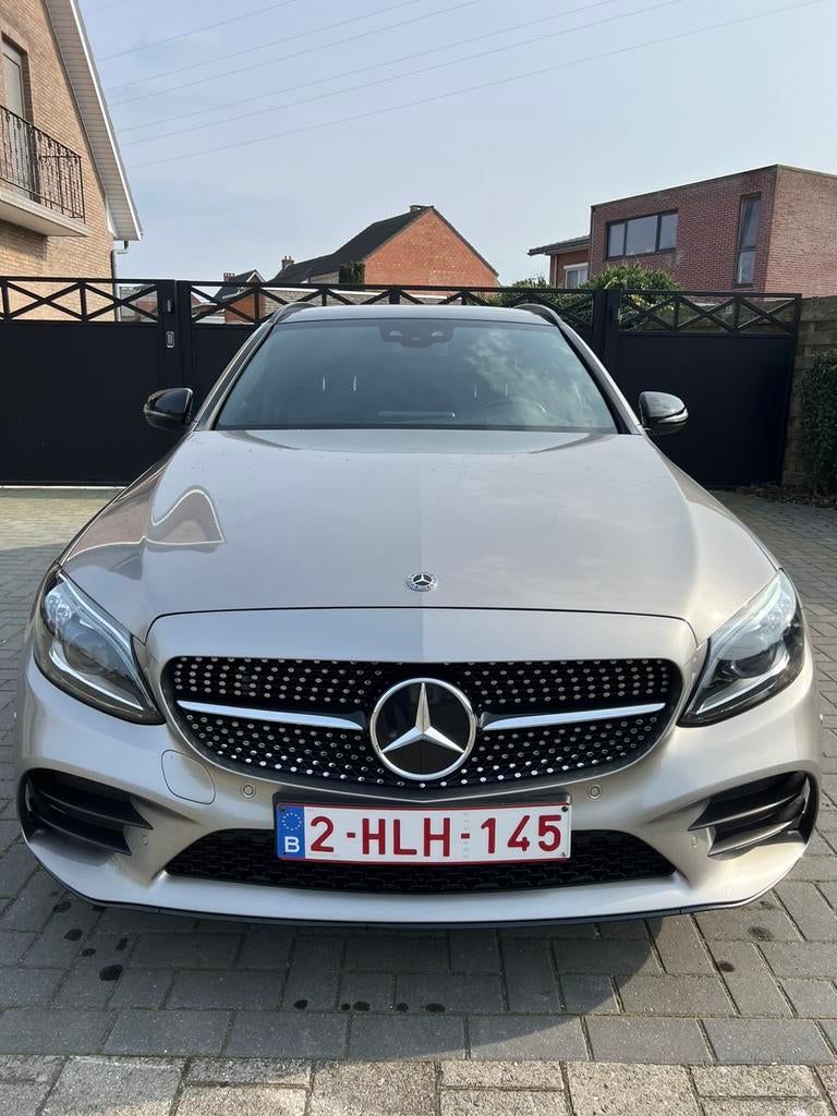Mercedes C300 hybride diesel km 56000, Autos, Cuir, Achat, Capteur de lumière, Euro 6