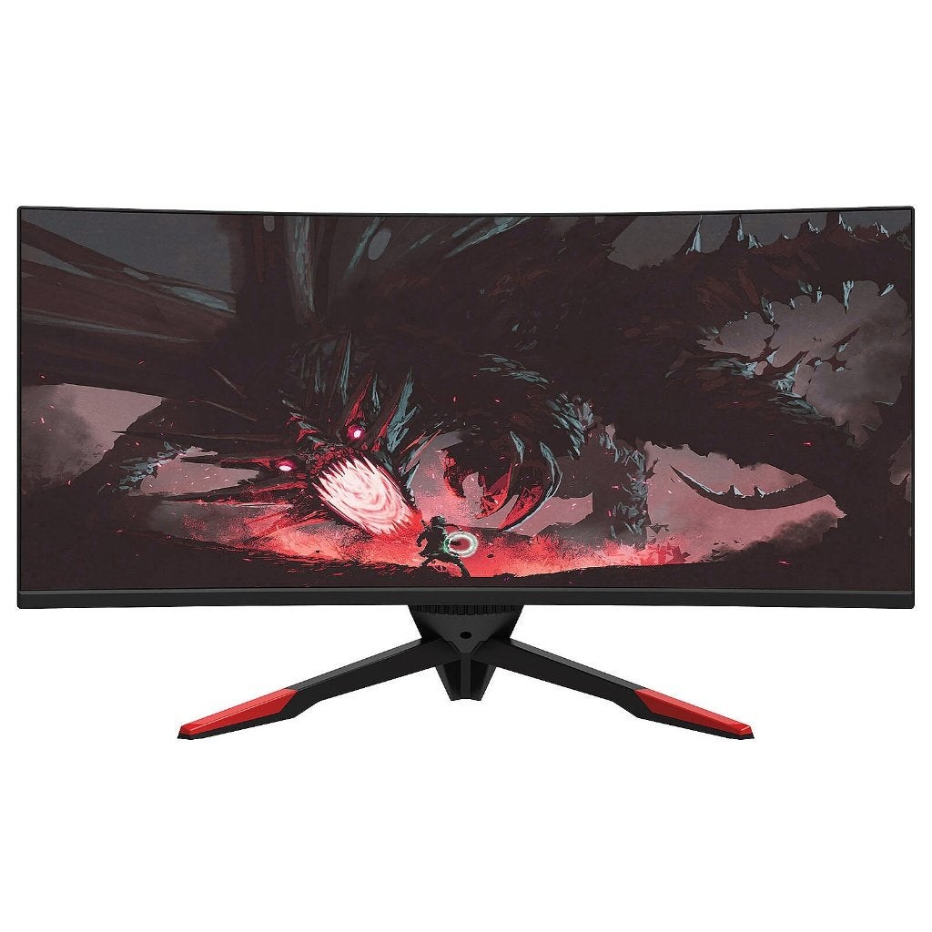Moniteur Fox Spirit PGM340 V2, Gaming, 3 à 5 ms, VA, Enlèvement