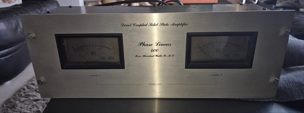 Phase Linear 400 "Direct Coupled Solid State Amplifier, Audio, Tv en Foto, Versterkers en Ontvangers, Ophalen
