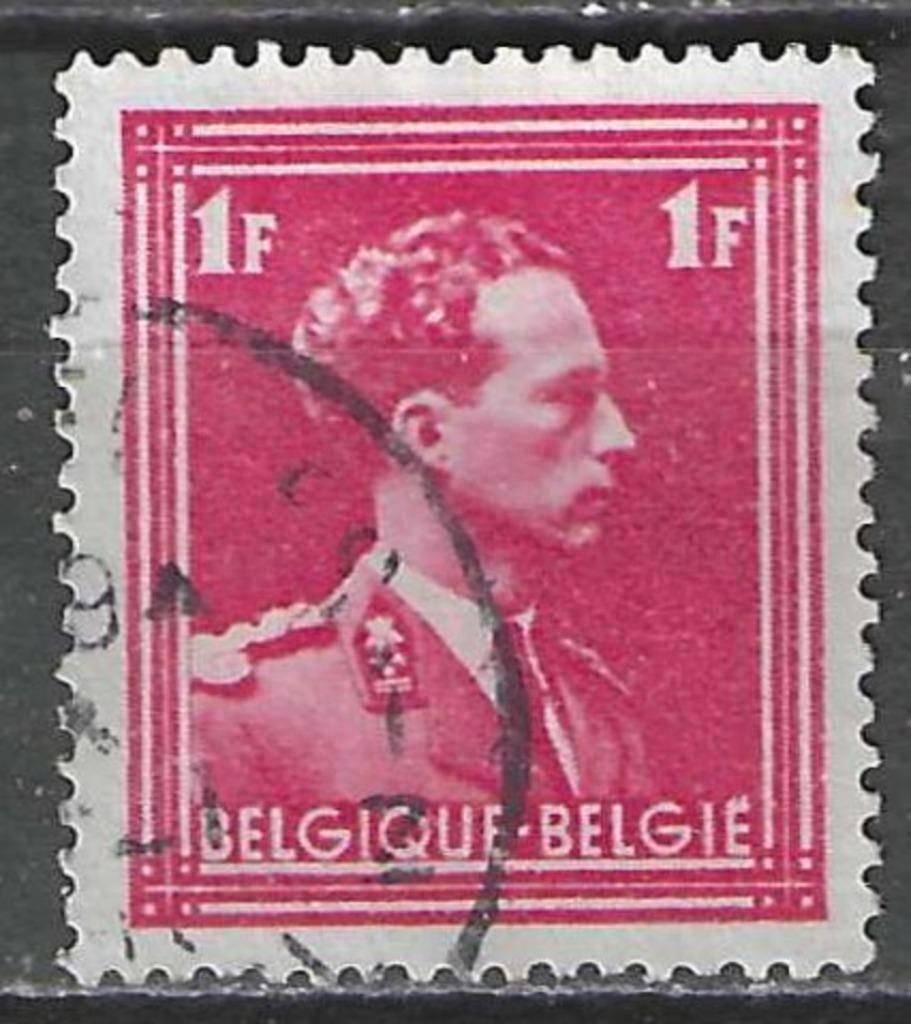 Belgie 1936/1946 - Yvert/OBP 428 - Leopold III (ST), Verzenden, Gestempeld, Gestempeld, Koninklijk huis