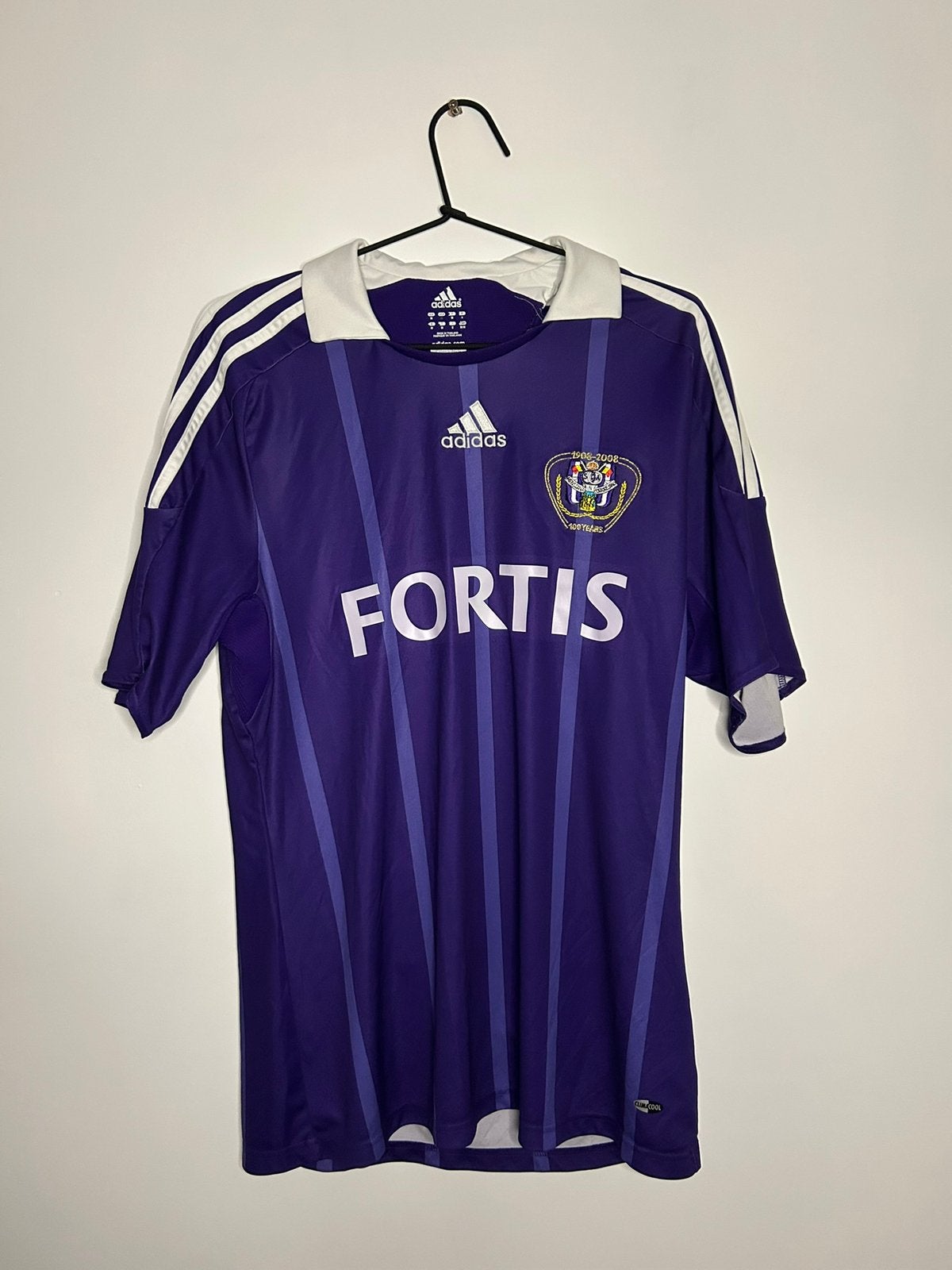 RSC Anderlecht Home shirt 2008 - Kanu 10, Enlèvement, Comme neuf, Maillot