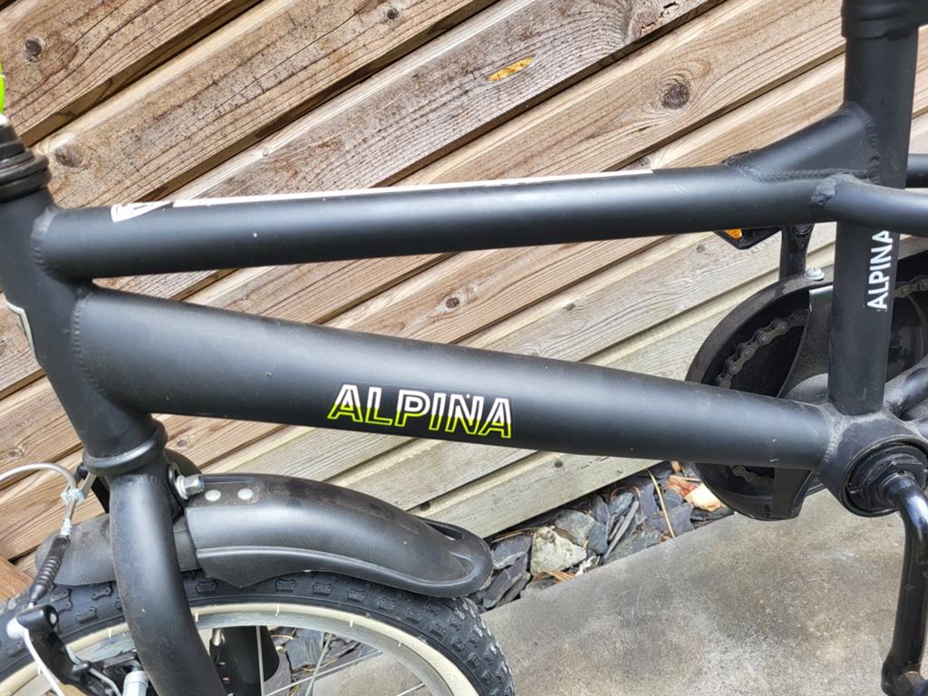 Kinderfiets, Fietsen en Brommers, Fietsen | Kinderfietsjes, Ophalen, Gebruikt, Alpina