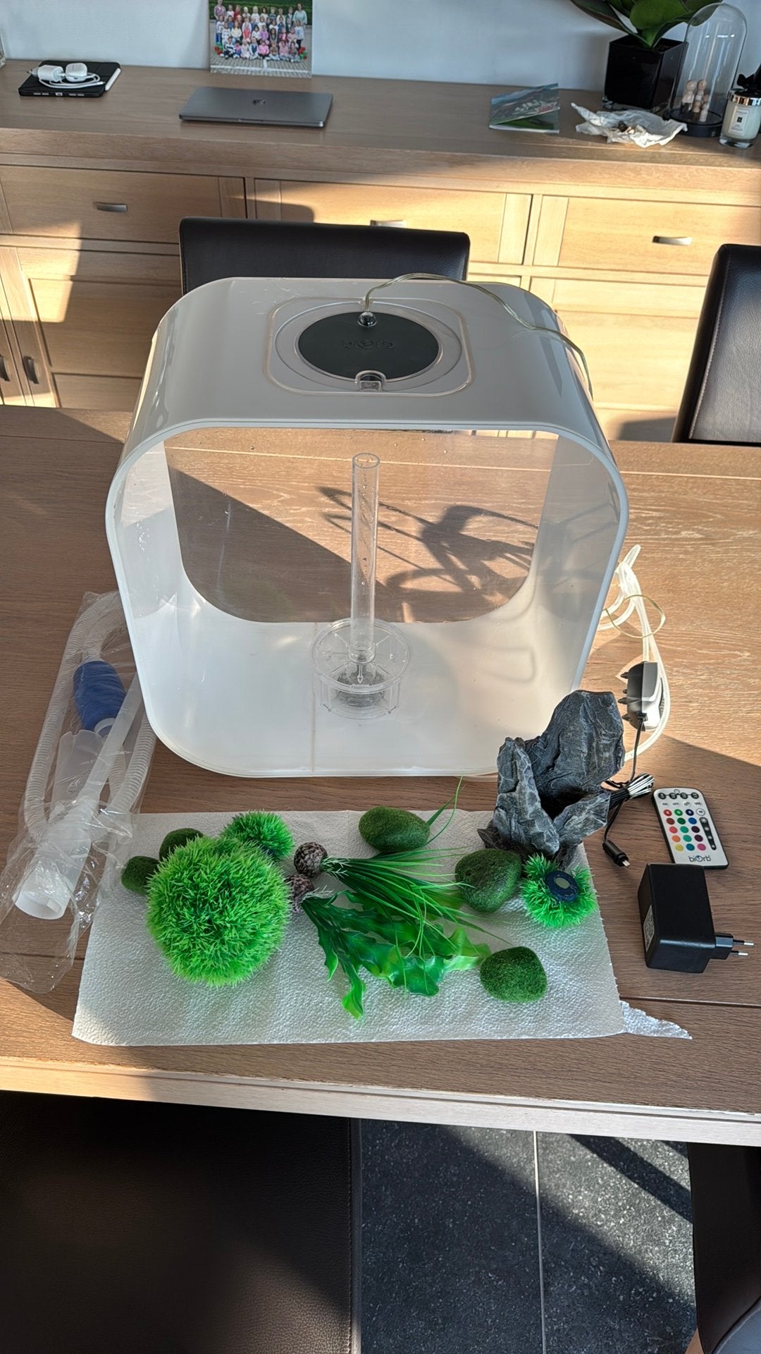 Biorb Life 30l + accessoires, Dieren en Toebehoren, Ophalen, Gebruikt, Leeg aquarium, Oase