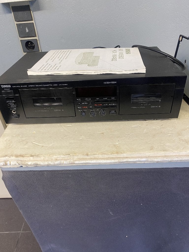 Dubbel cassettedeck Yamaha, Audio, Tv en Foto, Ophalen, Dubbel