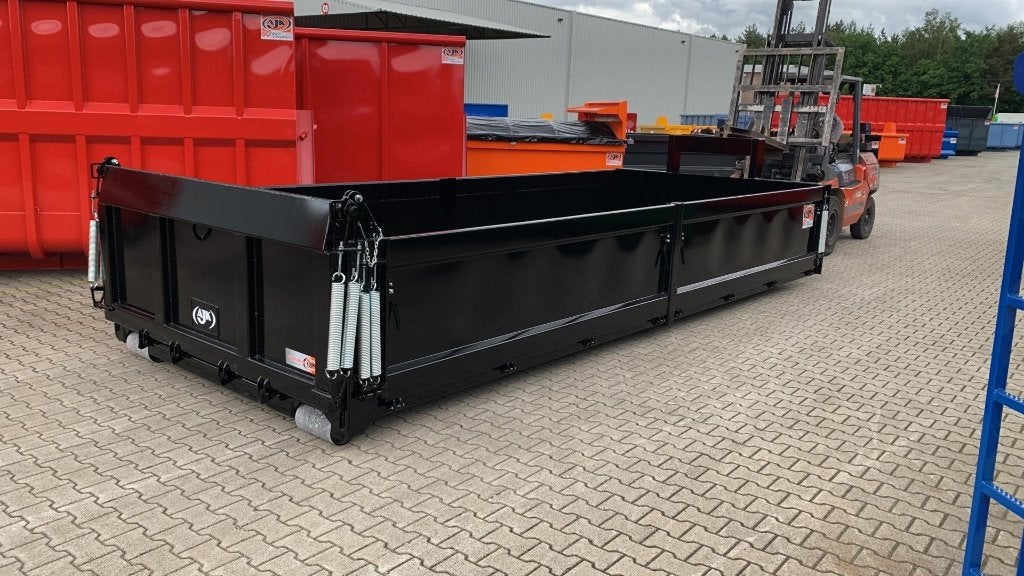 Ajk open container met zijborden, Ophalen