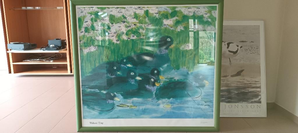 Grote kader metafbeelding van Walasse Ting, Ophalen, Gebruikt, 100 tot 125 cm, Foto of Poster