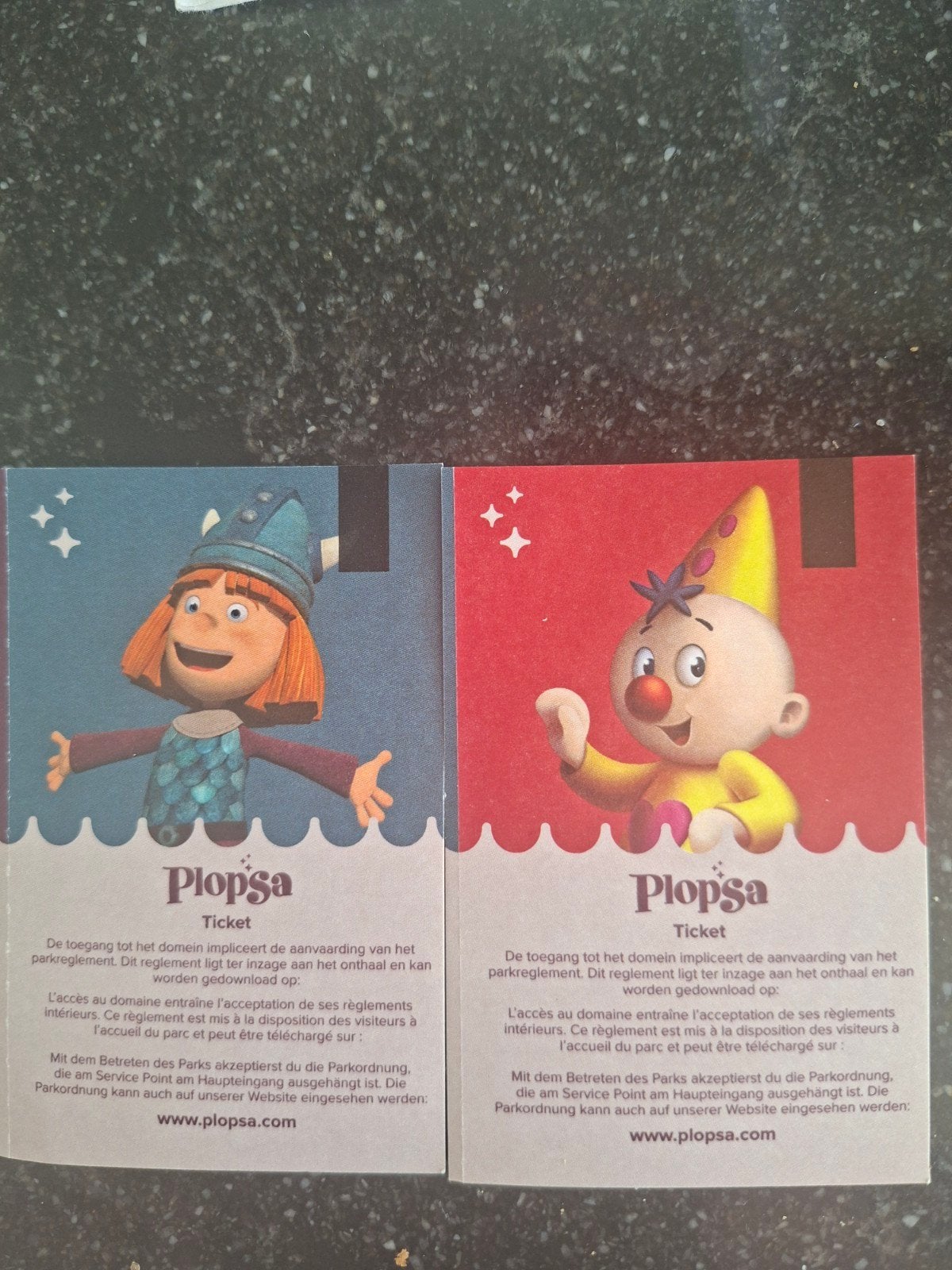 tickets Plopsaland De panne, Tickets en Kaartjes