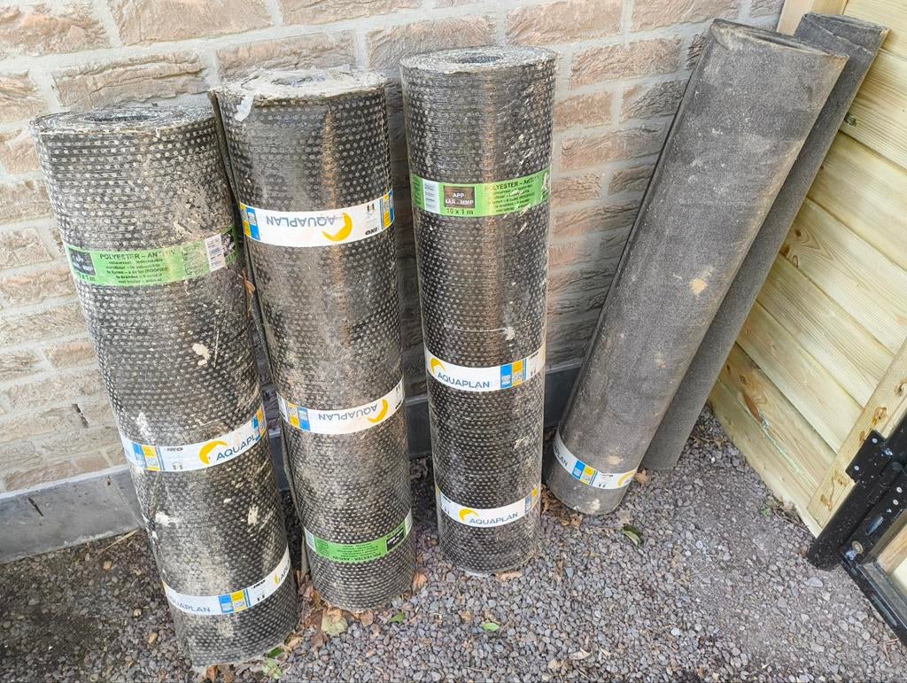 Iko Aquaplan dakbedekking ppe 4ar -mmp 10x1m zwart, Doe-het-zelf en Bouw, Dakpannen en Dakbedekking, Zwart, Ophalen