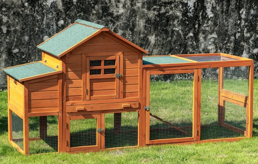 Poulailler clapier 2m10x70cmx1m03 pondoir Neuf, Animaux & Accessoires, Neuf, Vampira1804@hotmail.com, Pets&gardenshop, Poulailler
