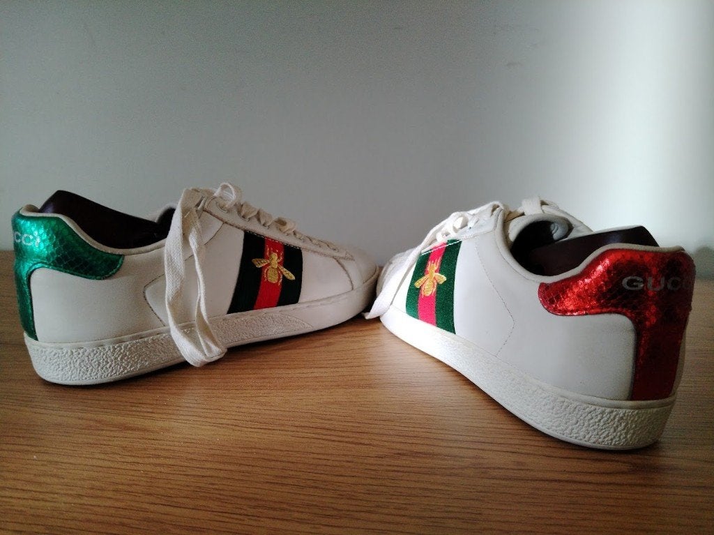 Gucci ace sneakers maat 42, Vêtements | Hommes, Chaussures, Enlèvement ou Envoi, Gucci ace bee, Porté, Blanc