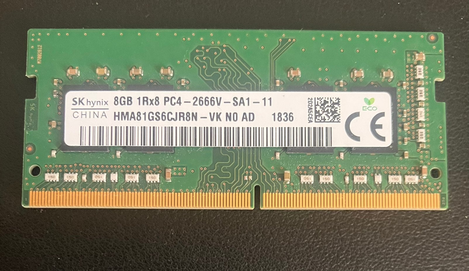 Mémoire Ram So-dimm 8 Go DDR4 2666 mhz, Informatique & Logiciels, Enlèvement ou Envoi, Comme neuf, DDR4