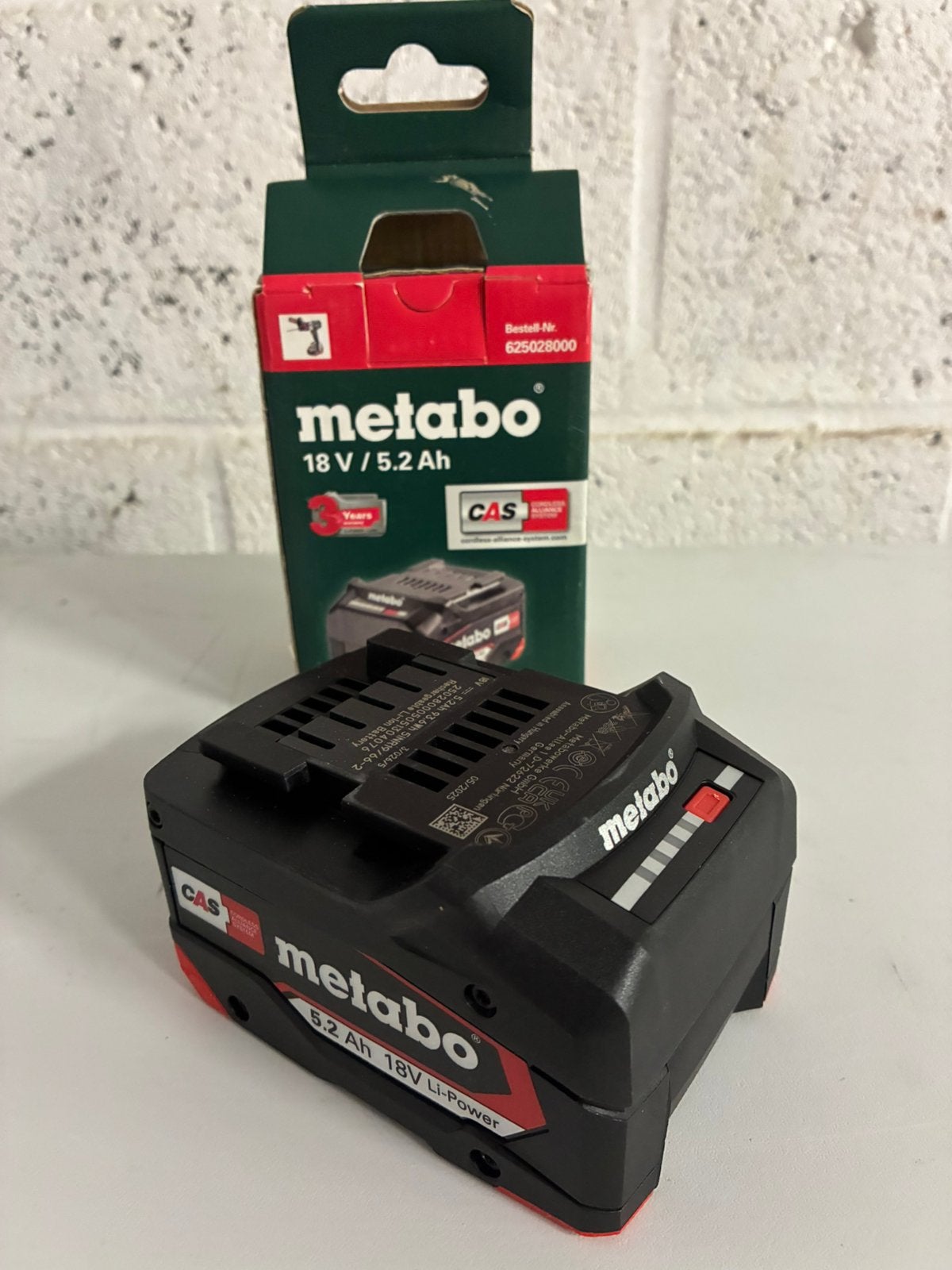 2 X Metabo 18V 5,2Ah 625028000, Ophalen, Nieuw