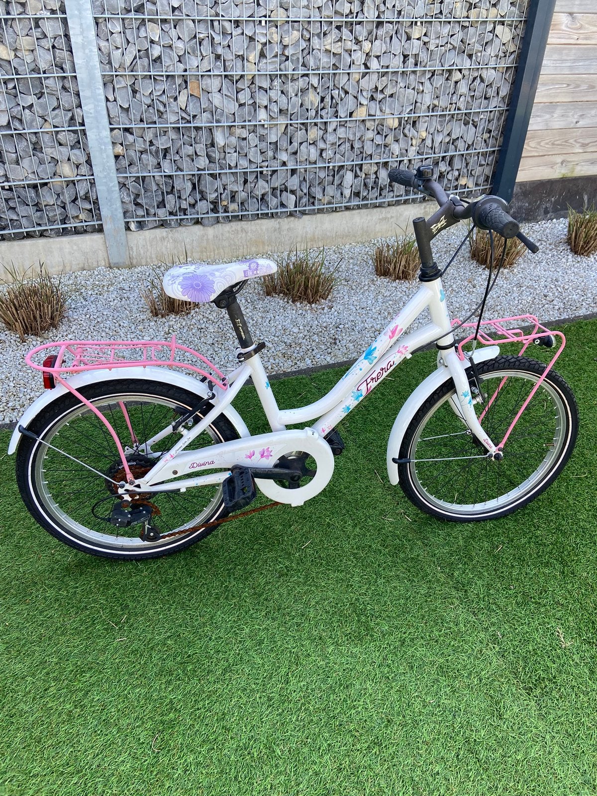 Meisjesfiets 20 inch, Fietsen en Brommers, Ophalen, Terugtraprem, Gebruikt, Handrem