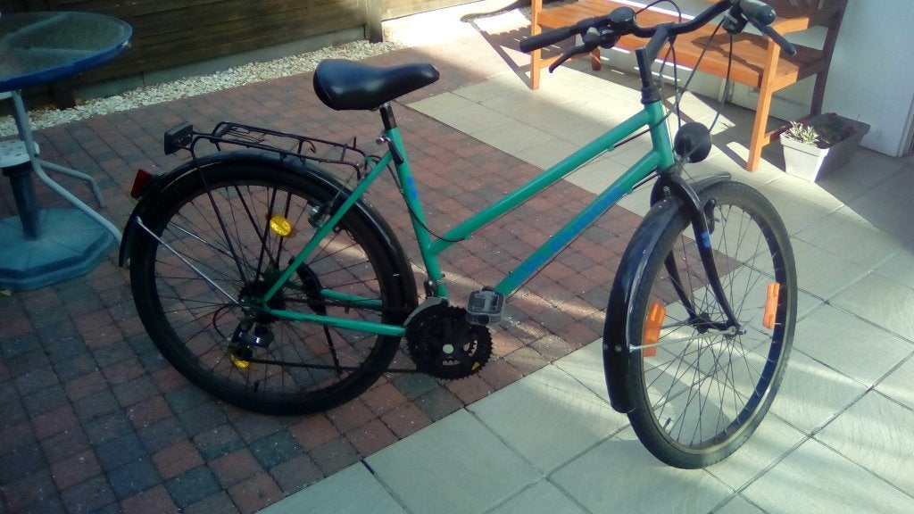 Meisjesfiets, Velgrem, Zo goed als nieuw, Handrem, Splendor