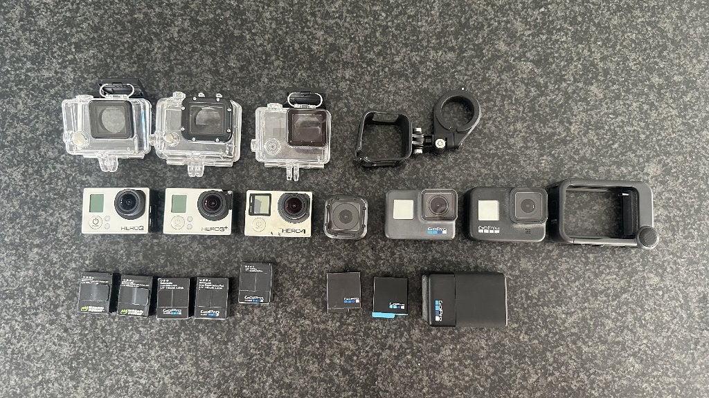 GoPro assortiment, TV, Hi-fi & Vidéo, Enlèvement, Utilisé, GoPro