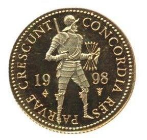 Nederland Gouden Dukaat 1998, Ophalen of Verzenden, Goud