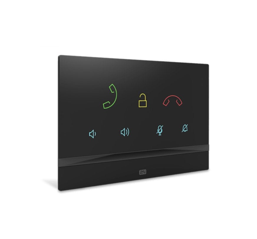 2N INDOORTALK AUDIO BINNENPOST MET TOUCHBEDIENING ZWART