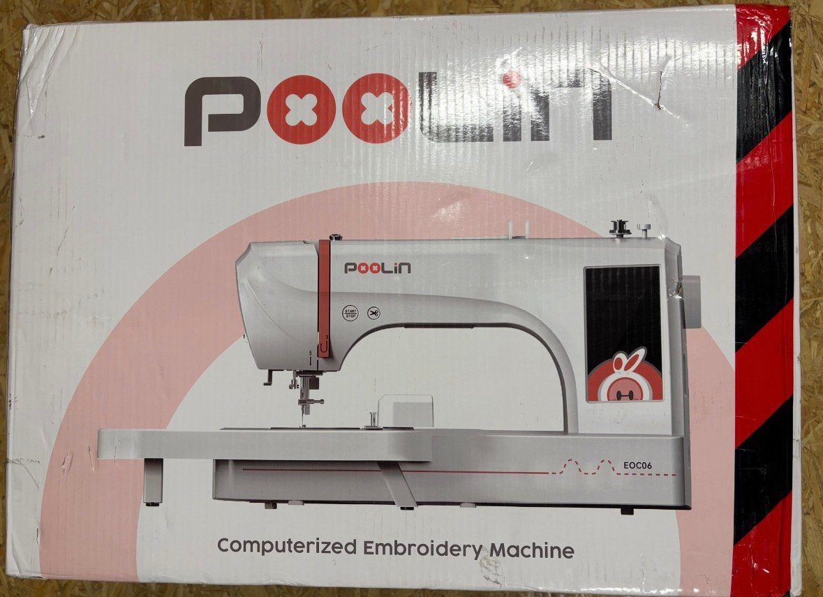 Poolin EC06 - borduurmachine, Hobby en Vrije tijd, Ophalen of Verzenden, Zo goed als nieuw, Borduurmachine