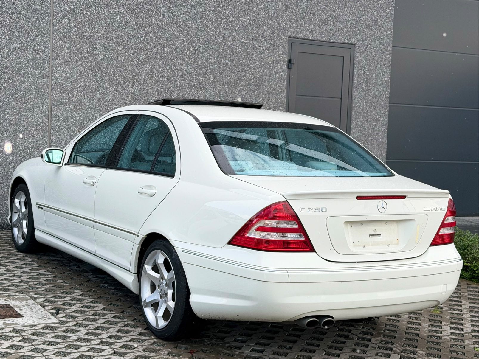 Mercedes C230 - V6 - AMG complet - 114 000 km, Autos, Cuir, Achat, 2500 cm³, 6 cylindres