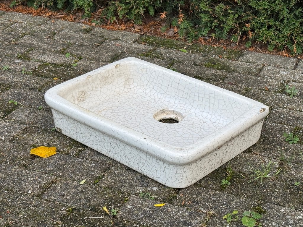 Lavabo vintage, Bricolage & Construction, Enlèvement, Utilisé, Pierre, Lavabo