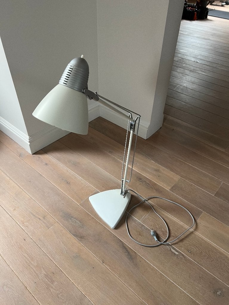 Retro bureau lamp van Massive, Réglable, Vintage, Enlèvement ou Envoi, Blanc