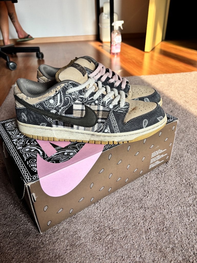 Nike dunk SB low Travis Scott, Kleding | Heren, Schoenen, Blauw, Nike, Ophalen of Verzenden, Sneakers