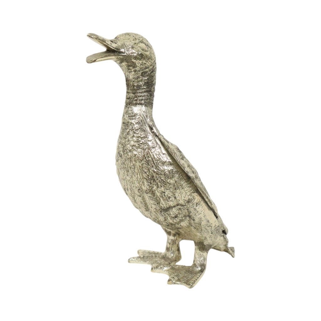 Zilverkleurig Eenden Beeld Sculptuur Mauro Manetti Stijl, Enlèvement ou Envoi, Utilisé, Animal