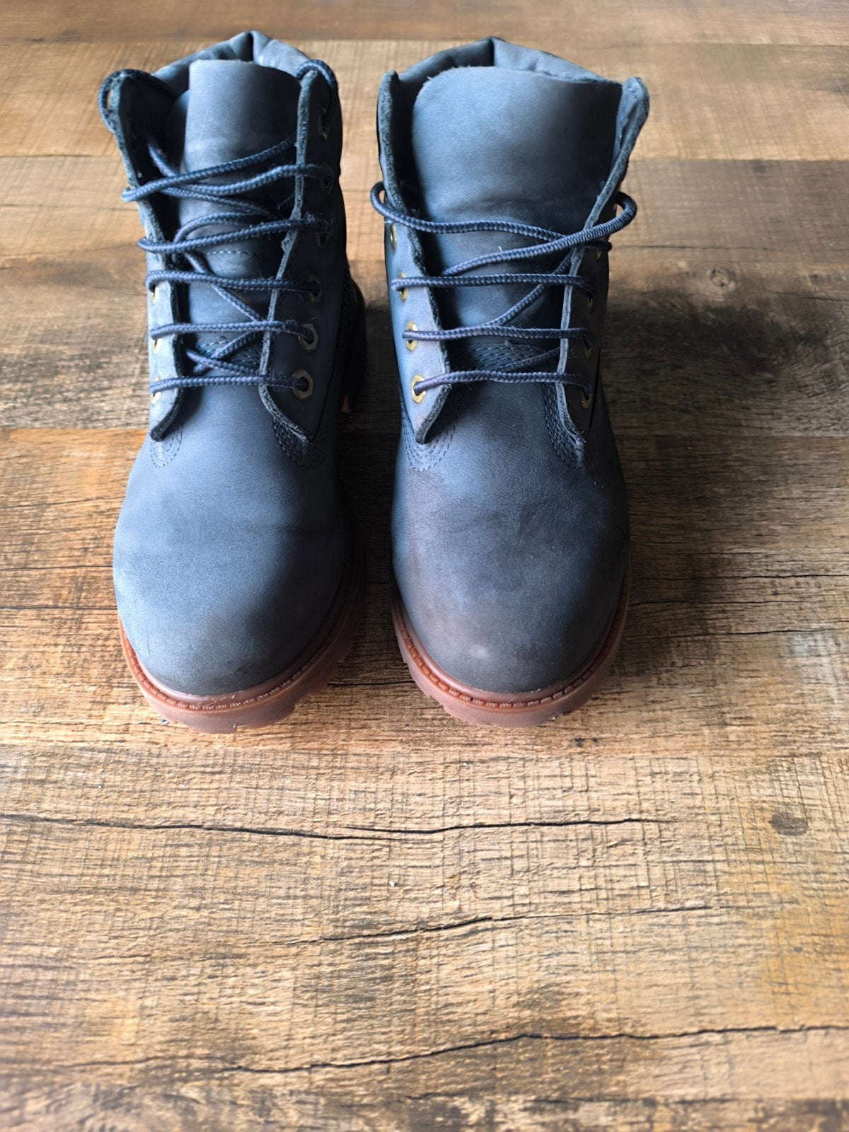 1 paar blauwe Timberland maat 34 in perfecte staat, Ophalen, Timberland, Schoenen, Zo goed als nieuw