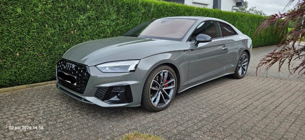 Audi A5 Coupé, Autos, Cuir, Argent ou Gris, Euro 6, Entretenue par le concessionnaire