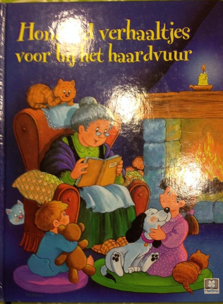 BOEK - Honderd verhaaltjes voor bij het haardvuur, Boeken, Alain Jost & Imelda Heuschen, Jongen of Meisje, Ophalen of Verzenden
