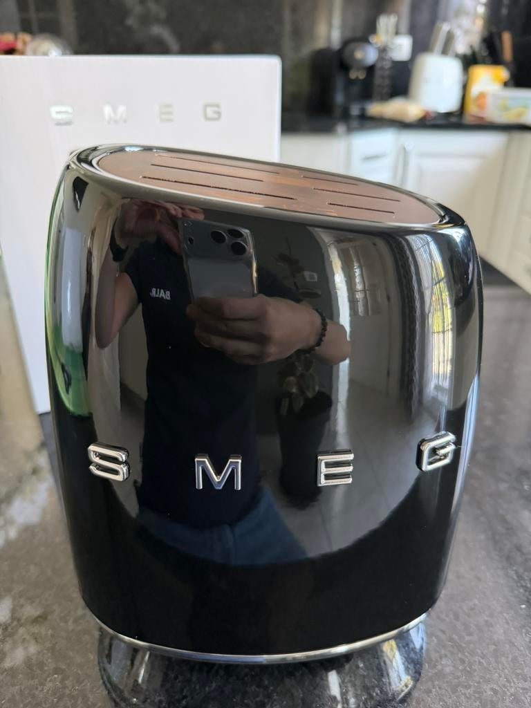 Porte-couteaux SMEG noir neuf, Enlèvement ou Envoi, Neuf, Noir, Smeg