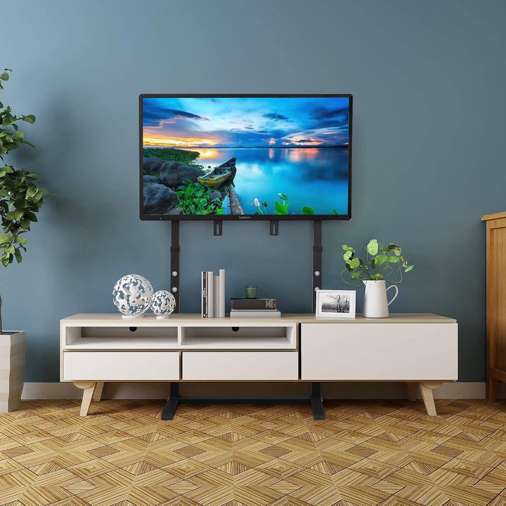 Neuf: Support TV de 32 à 100 pouces métal noir, Audio, Tv en Foto, Televisiebeugels, Ophalen of Verzenden, Zo goed als nieuw