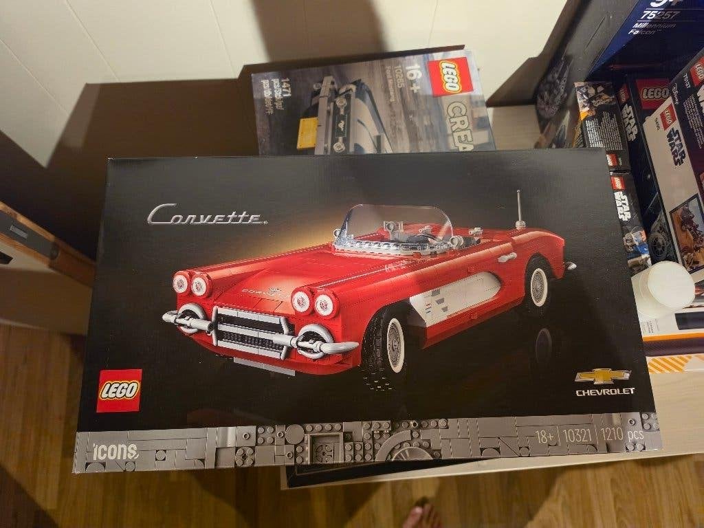 Lego corvette, Inclusief instructies, Lego, Nieuw, Ophalen of Verzenden
