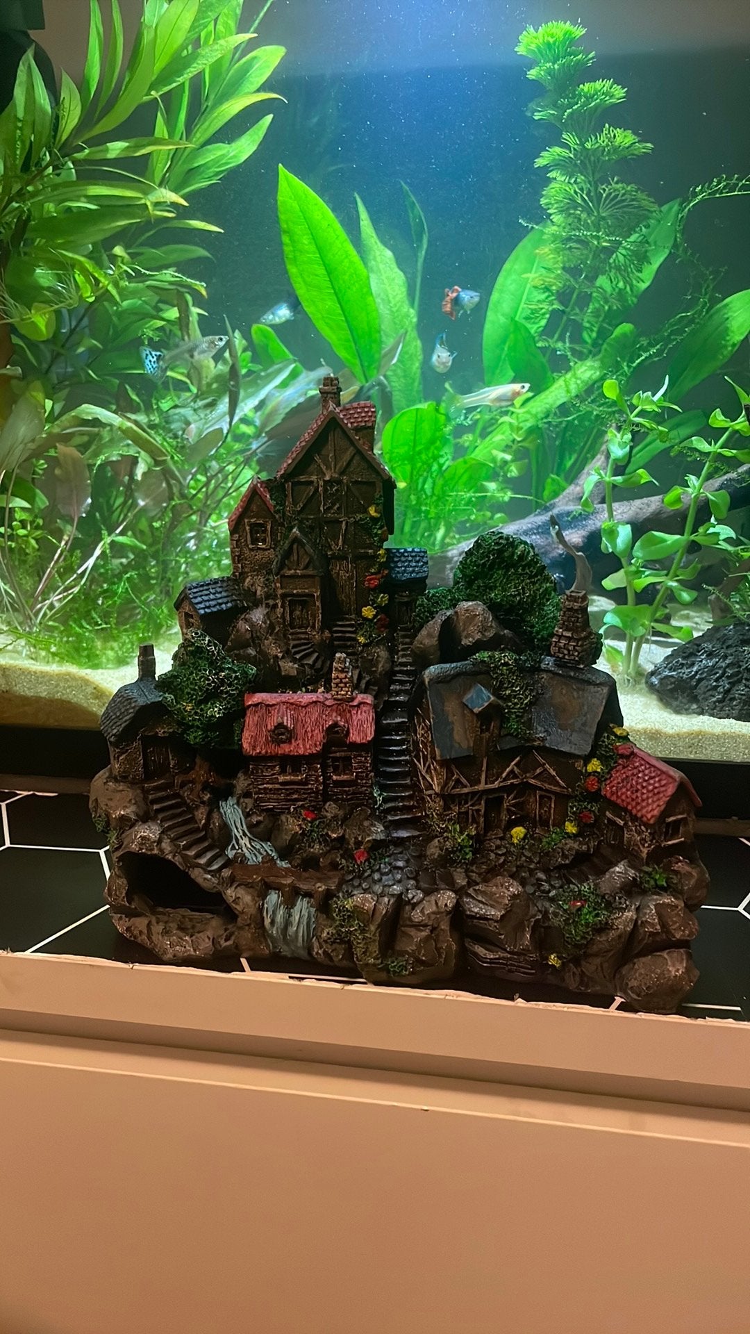Aquarium decoratie kasteel, Ophalen, Nieuw, Decoratie