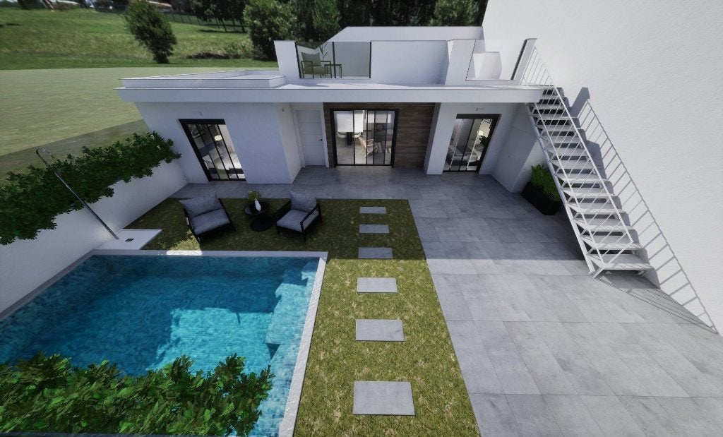 Vrijstaand chalet in Torre-Pacheco, nog 1 te koop, 85 m², Maison d'habitation, 4 pièces, Espagne