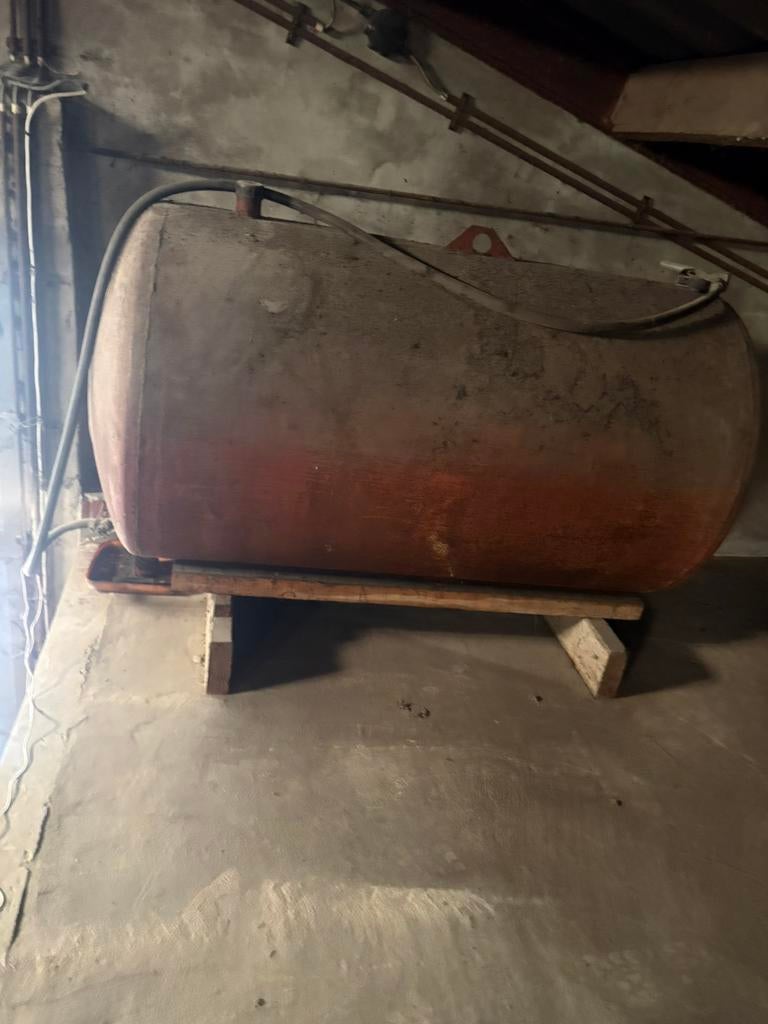 Mazouttank 1200l, Ophalen