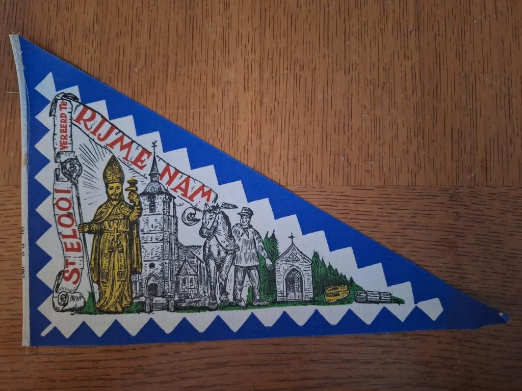 Oude wimpel Sint Elooi van Rijmenam, Enlèvement ou Envoi