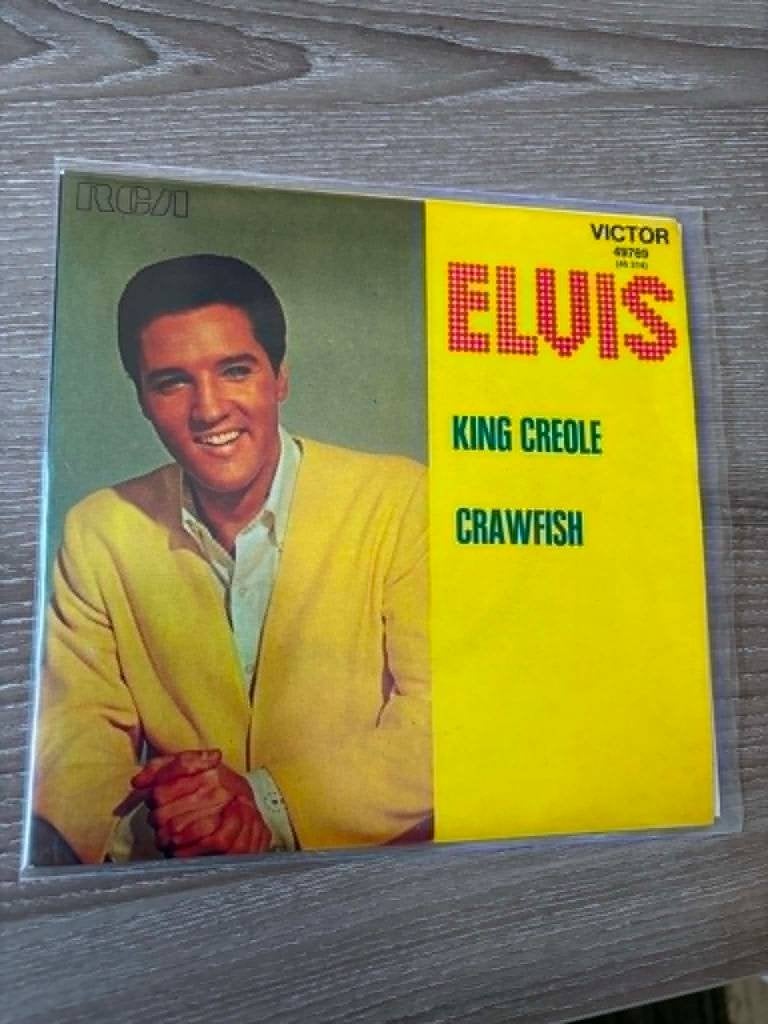 Elvis single, King Creole/Crawfish, Franse persing, 10 euro, Cd's en Dvd's, Vinyl Singles, 7 inch, Ophalen of Verzenden, Zo goed als nieuw