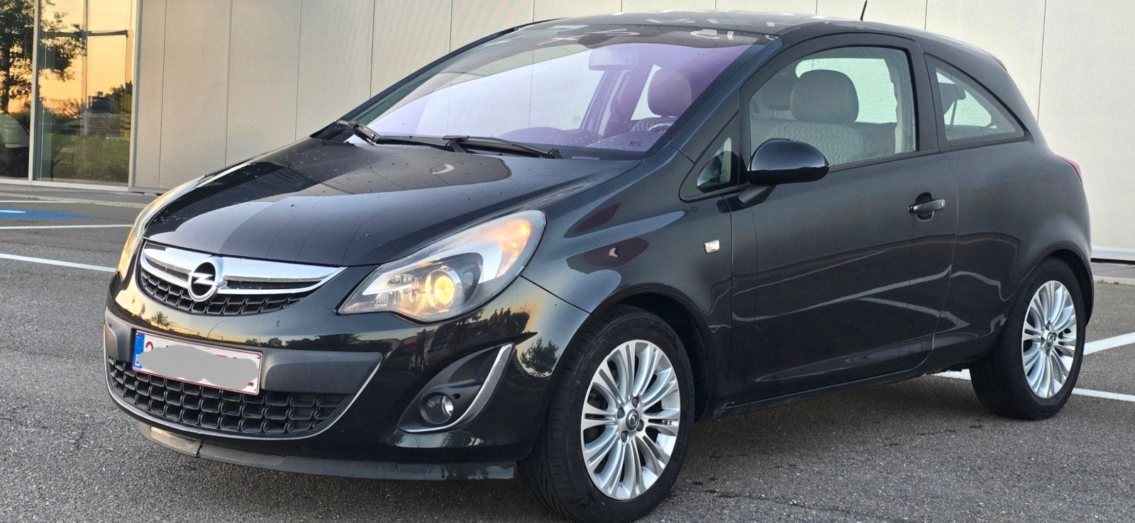 ‼️Garantie‼️Opel Corsa 1.4 i Gekeurd +Car-Pass ,  bw 2013, Auto's, Voorwielaandrijving, Euro 5, Zwart, Leder en Stof