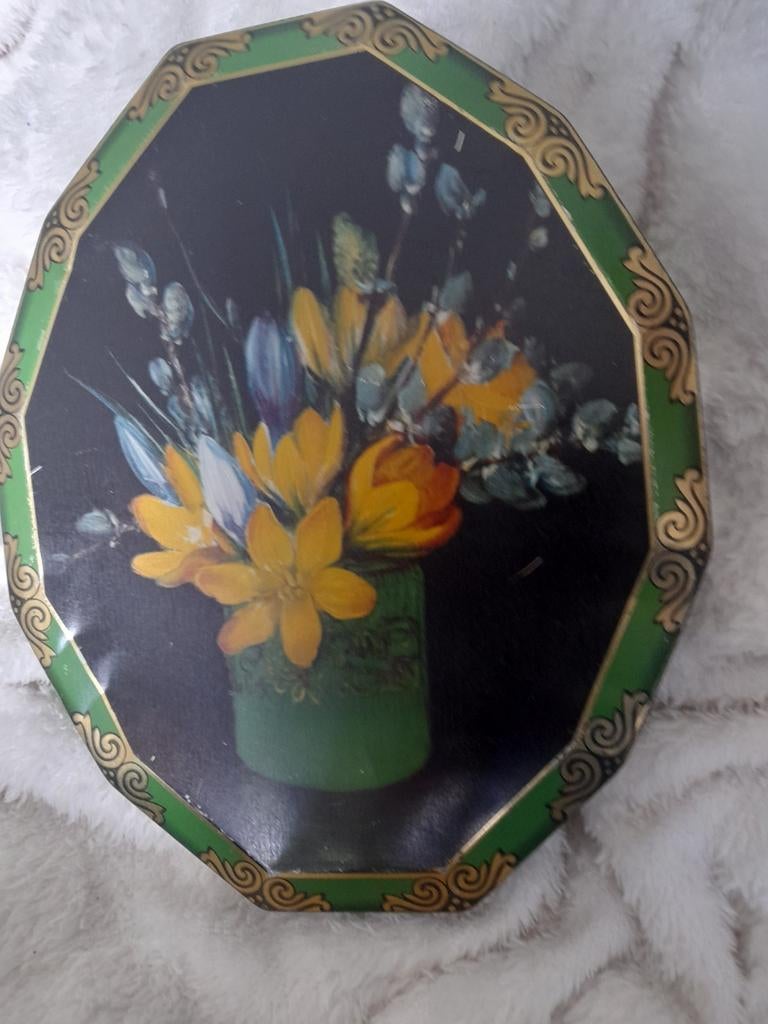 Boîte métallique Côte d or made England, Bijoux, Sacs & Beauté, Broches, Enlèvement ou Envoi, Or, Or