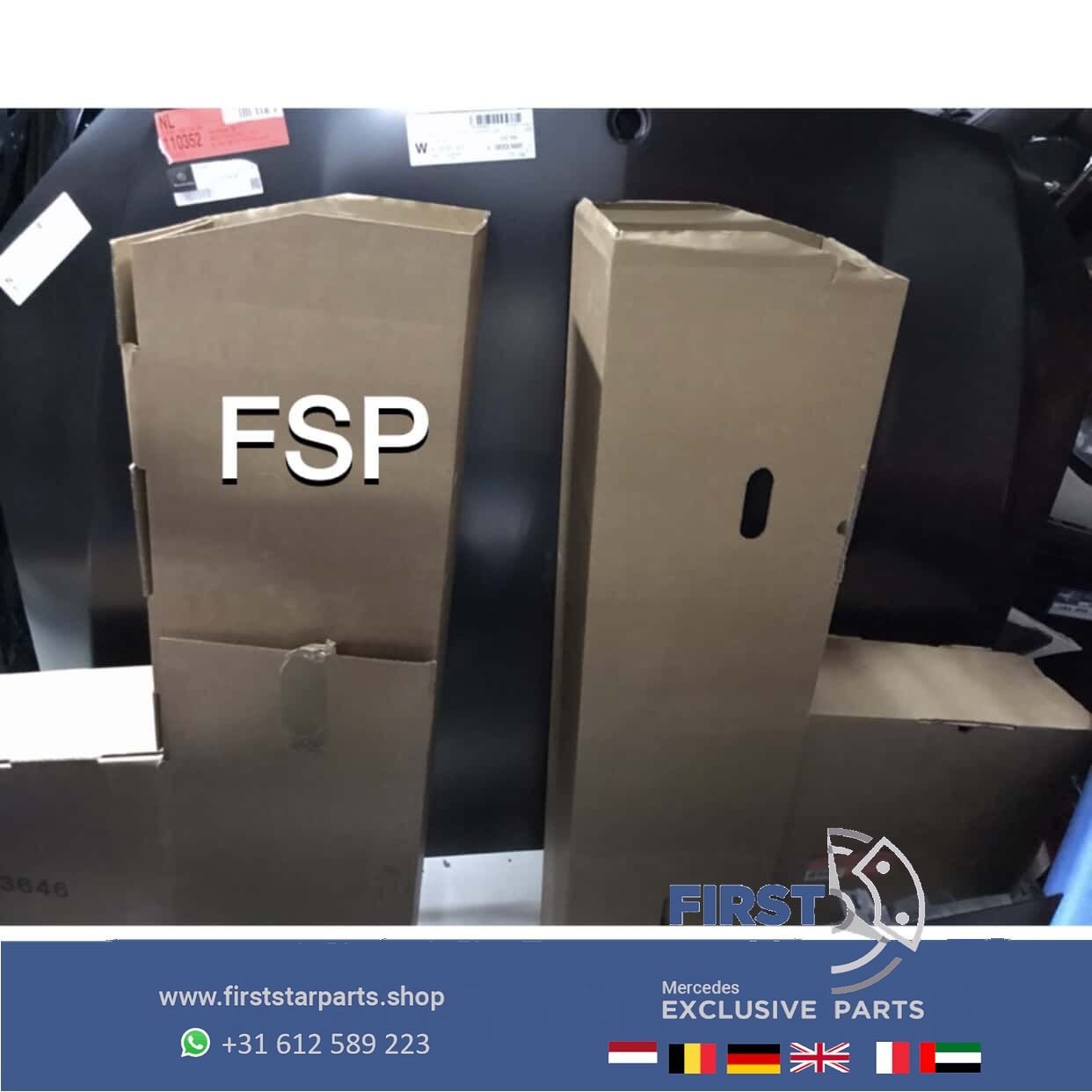 W205 C205 C63 AMG VOORKOP Mercedes C Klasse 2014-2018  ZWART, Utilisé, -, Avant, -