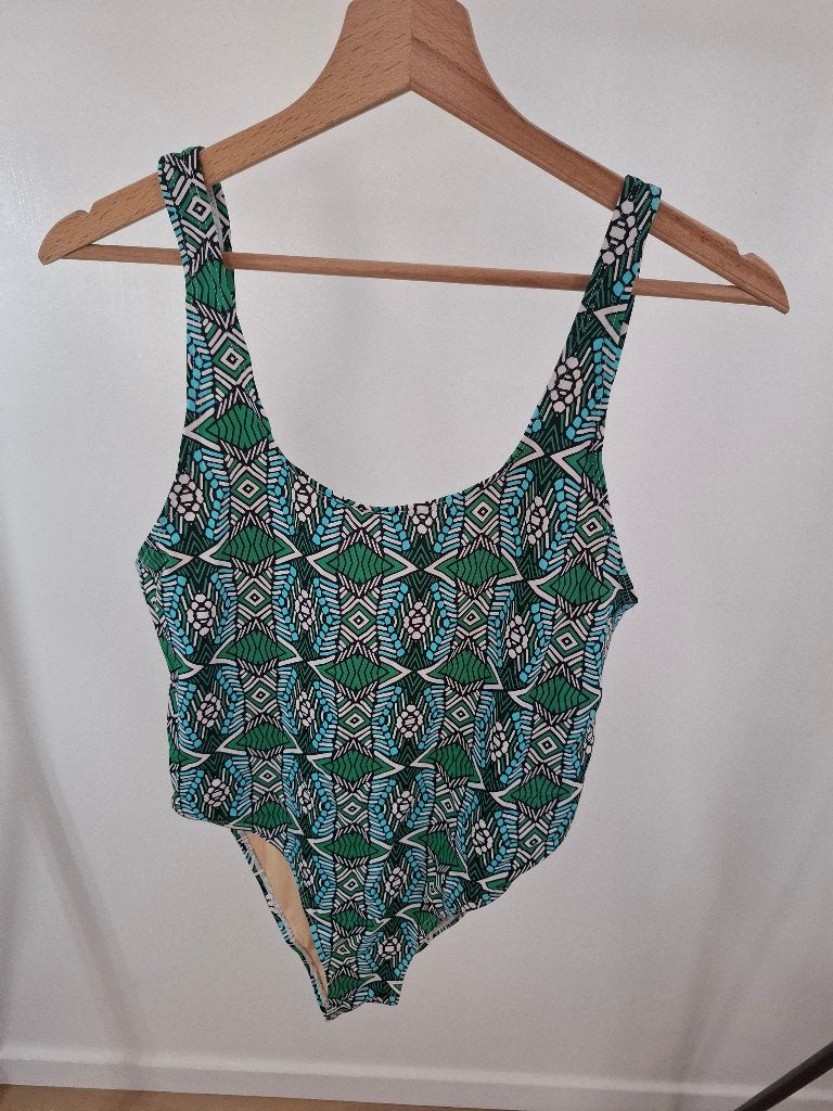 Grieks badpak uit één stuk, Ophalen of Verzenden, Zo goed als nieuw, Groen, Badpak