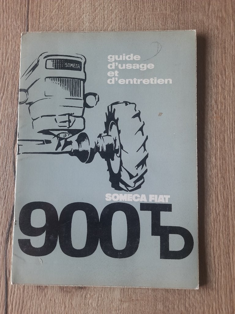 CARNET D'ENTRETIEN DU TRACTEUR FIAT 900 TD - 350, Articles professionnels, Enlèvement ou Envoi, Fiat