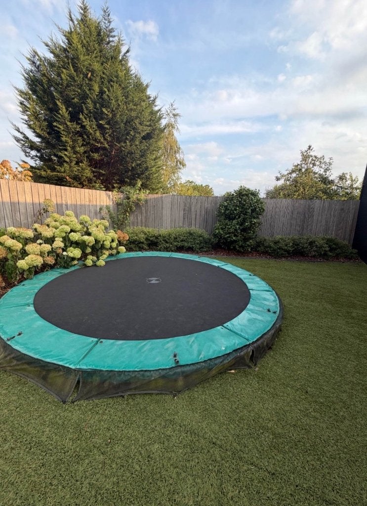 Berg Inground trampoline 4,30m, Ophalen, Gebruikt