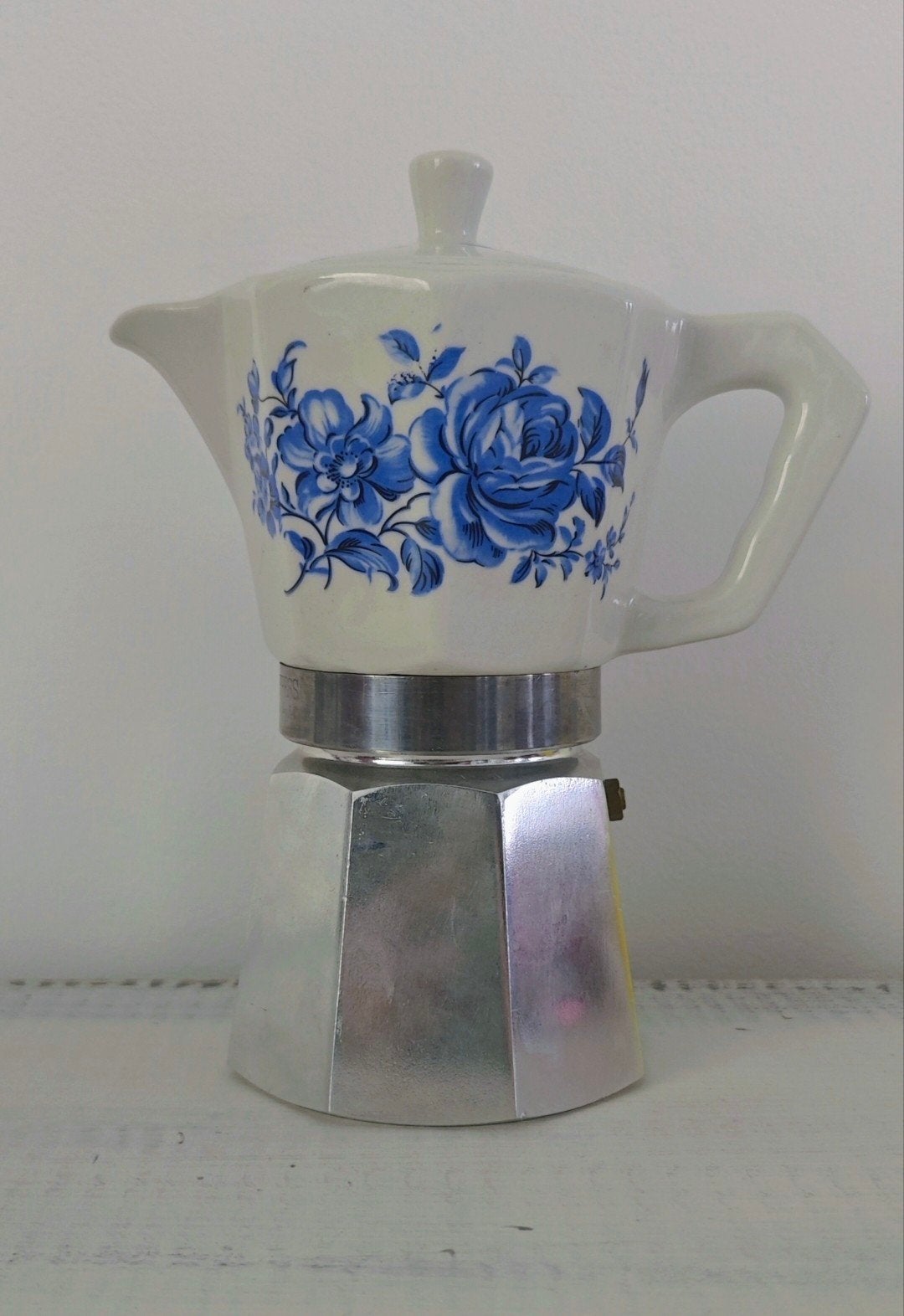 Cafetière expresso en porcelaine d'Italie, Enlèvement ou Envoi