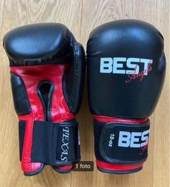 Gants de boxe Texas de la marque Best Angels, Sports & Fitness, Enlèvement, Comme neuf, Autres, Équipement d'arts martiaux